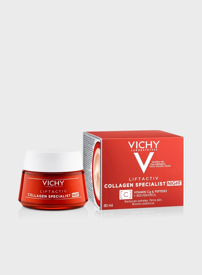 VICHY Vichy Liftactiv Collagen Specialist Night Cream Anti Aging Face Moisturizer 50ml