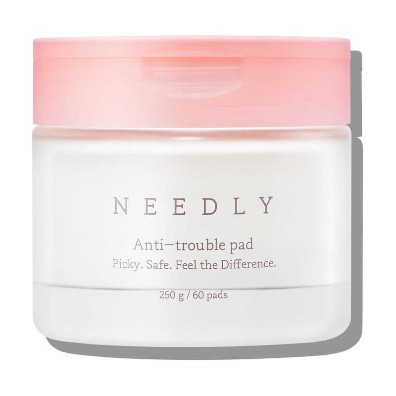 NEEDLY  AntiTrouble Pad  Exfoliating  Sebum improvement with quadruple peeling complex  For acneprone skin