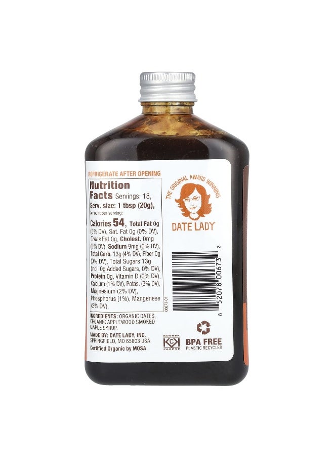 DATE LADY Date Lady, Smoked Maple Date Syrup, 12.8 oz (362 g)  - Image 2