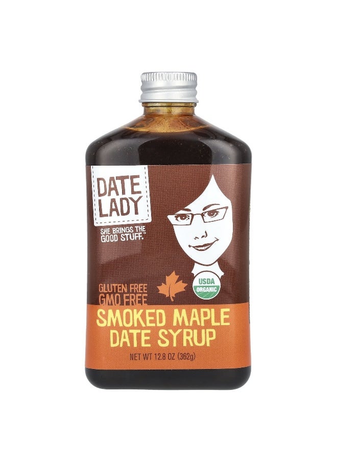 DATE LADY Date Lady, Smoked Maple Date Syrup, 12.8 oz (362 g)  - Image 1
