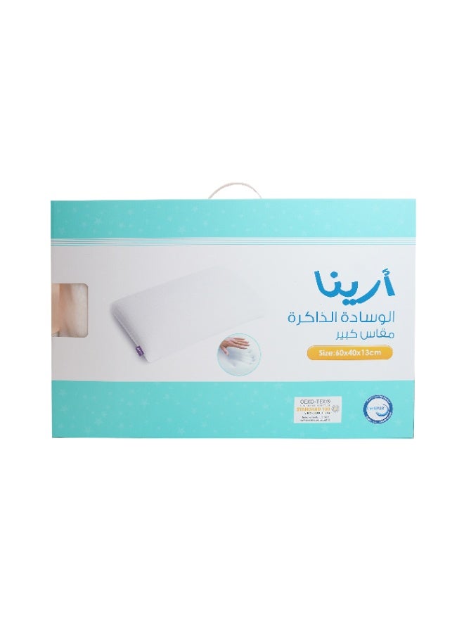 ارينا مخدات ميموري تقليدية مقاس60*40*13 cm مصممة لتحسين صحة النوم ومعالجة مشاكل العمود الفقري والرقبة. - Image 5