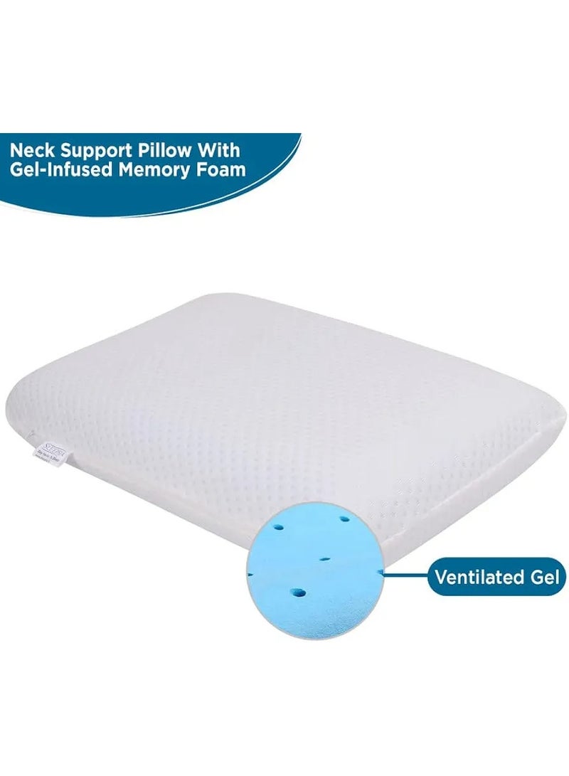 ارينا مخدات ميموري تقليدية مقاس60*40*13 cm مصممة لتحسين صحة النوم ومعالجة مشاكل العمود الفقري والرقبة. - Image 2