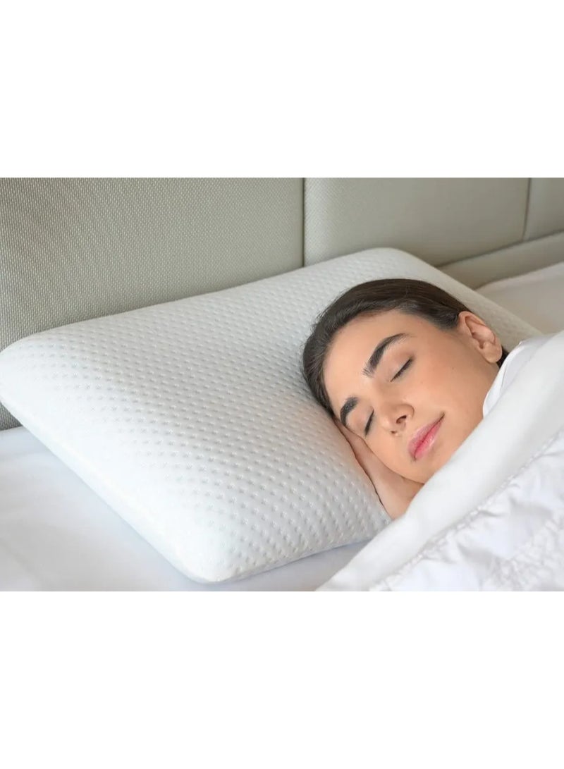 ارينا مخدات ميموري تقليدية مقاس60*40*13 cm مصممة لتحسين صحة النوم ومعالجة مشاكل العمود الفقري والرقبة. - Image 1