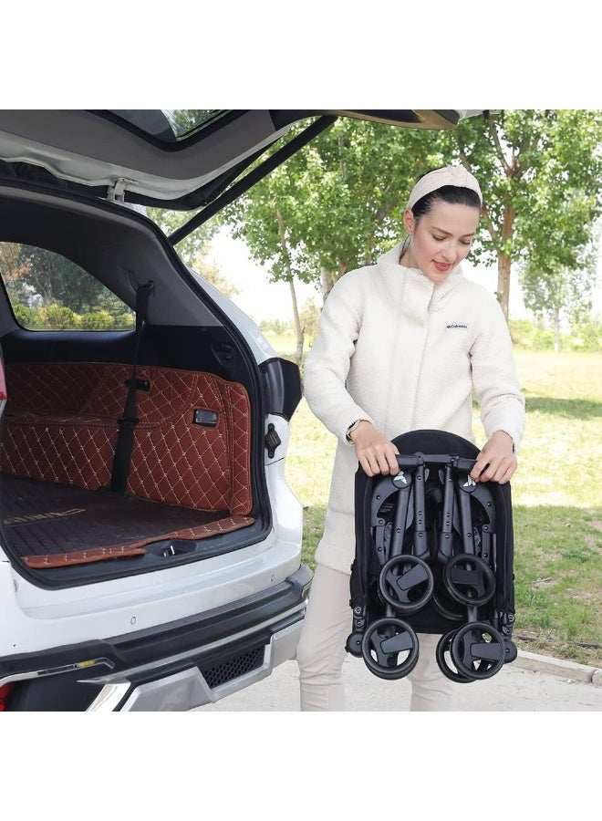 Burbay Flight-Ready Stroller: Ultra-Lightweight & Compact (5.5 KG) - Includes Carry Bag! DM095 - Image 3