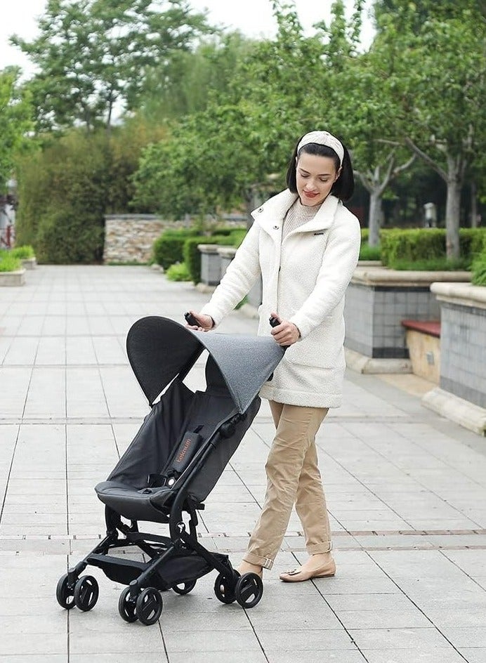 Burbay Flight-Ready Stroller: Ultra-Lightweight & Compact (5.5 KG) - Includes Carry Bag! DM095 - Image 1