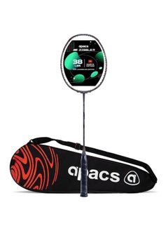 Apacs Z-Ziggler Unstrung Badminton Racket – Ultra-Durable Japanese Graphite, Extra Slim Shaft (6.4mm), Lightweight (85-87g), 38 LBS High Tension, Power Head Design, G2 Grip  - Image 1