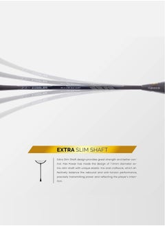 Apacs Z-Ziggler Unstrung Badminton Racket – Ultra-Durable Japanese Graphite, Extra Slim Shaft (6.4mm), Lightweight (85-87g), 38 LBS High Tension, Power Head Design, G2 Grip  - Image 4