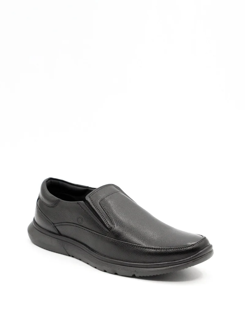 Geoomnii Black Men’s Formal Slip-On Shoes – Classic Comfort, Elegant Design, Office & Party Wear for Men | Best Price UAE