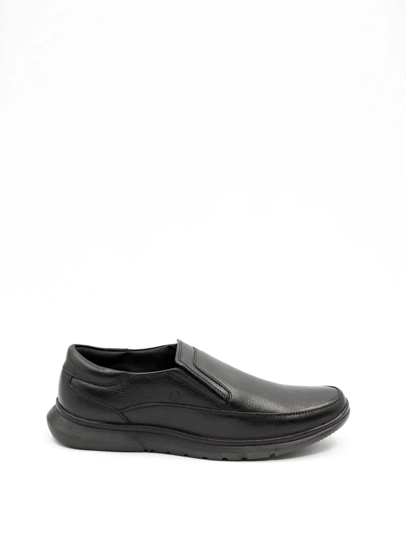 Geoomnii Black Men’s Formal Slip-On Shoes – Classic Comfort, Elegant Design, Office & Party Wear for Men | Best Price UAE