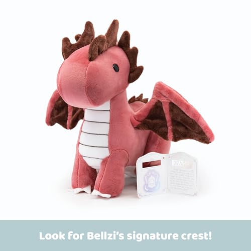 Bellzi Fire Dragon - 11.5" Cute Stuffed Animal Plush Toy - Adorable Soft Dragon Toy Plushies and Gifts - Perfect Present for Kids, Babies, Toddlers - Draggi - Image 4