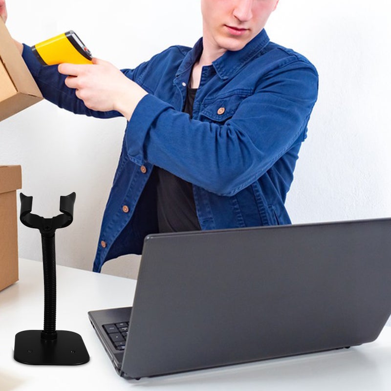 Multifunctional Barcode Scanner Apparatus Stand Scanner Reader Bracket Holding Rack - Image 3