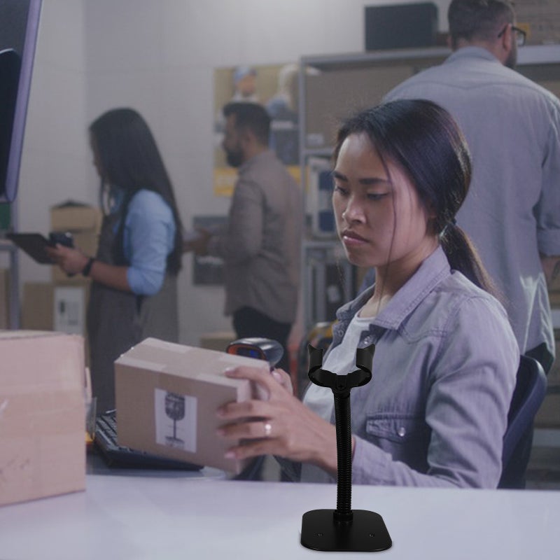 Multifunctional Barcode Scanner Apparatus Stand Scanner Reader Bracket Holding Rack - Image 4