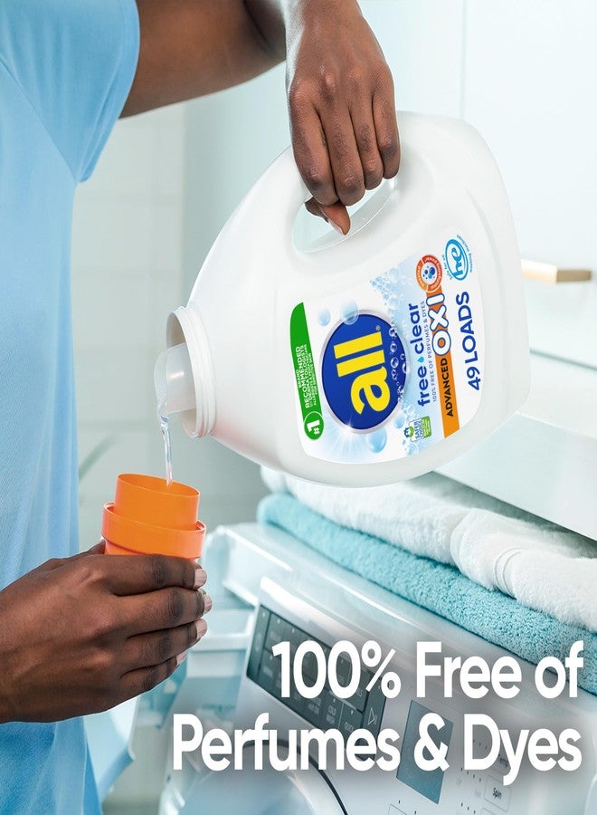 all Liquid Laundry Detergent, Free Clear, OXI, 73 Ounce, 49 Loads - Image 3
