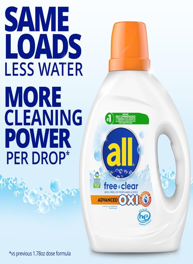 all Liquid Laundry Detergent, Free Clear, OXI, 73 Ounce, 49 Loads - Image 5