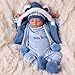 BABESIDE Lifelike Reborn Baby Dolls Boy 20 Inch Realistic Real Life Baby Poseable Newborn Doll Boy Soft Vinyl and Cloth Body Baby Dolls with Clothes and Toy Gift for Kids Age 3 - Image 4