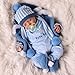 BABESIDE Lifelike Reborn Baby Dolls Boy 20 Inch Realistic Real Life Baby Poseable Newborn Doll Boy Soft Vinyl and Cloth Body Baby Dolls with Clothes and Toy Gift for Kids Age 3 - Image 2