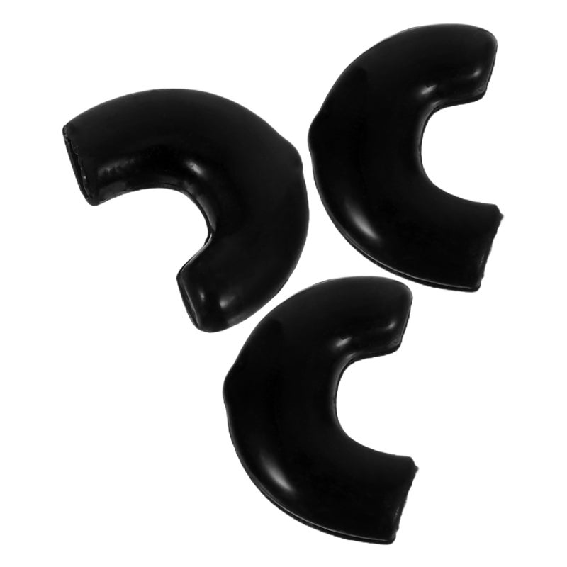 3pcs Saxophone Neck Strap Hook Sleeve: Sax Swivel Rubber Sleeve Protector For Alto Tenor Sax - Instrument Accessory Rubber Cover For Swivel Clip - Image 1