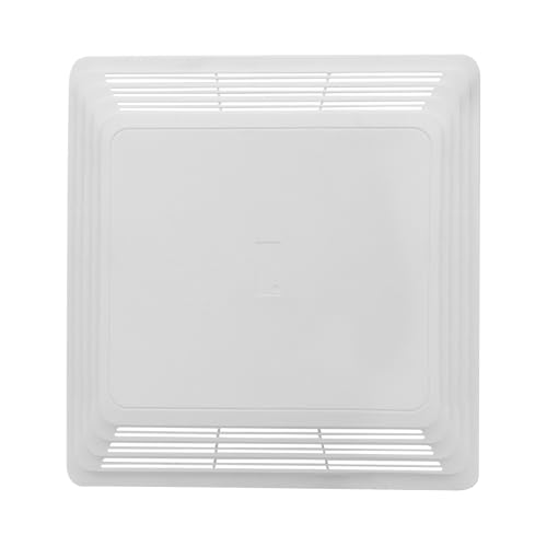 Folosem S97013576 White Classic Bathroom Vent Cover Grille Water Resistant 11 18 X 10 58 Exhaust Fan Indoor Use