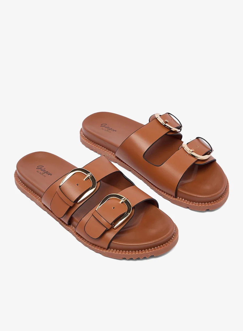 جينجر صنادل مسطحة