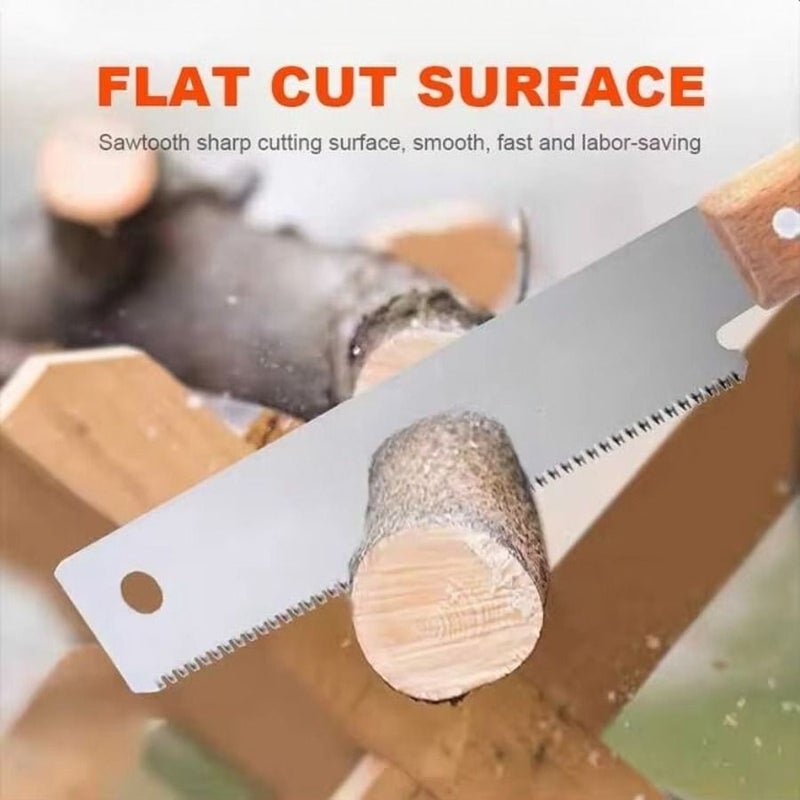 6 Inch SK5 Single Sided Saw Blade Pull Saw For Woodworking Gardening Portable Hand Saw High Quality Trimming Flexible Fine Serrated Home Improvement - Image 3