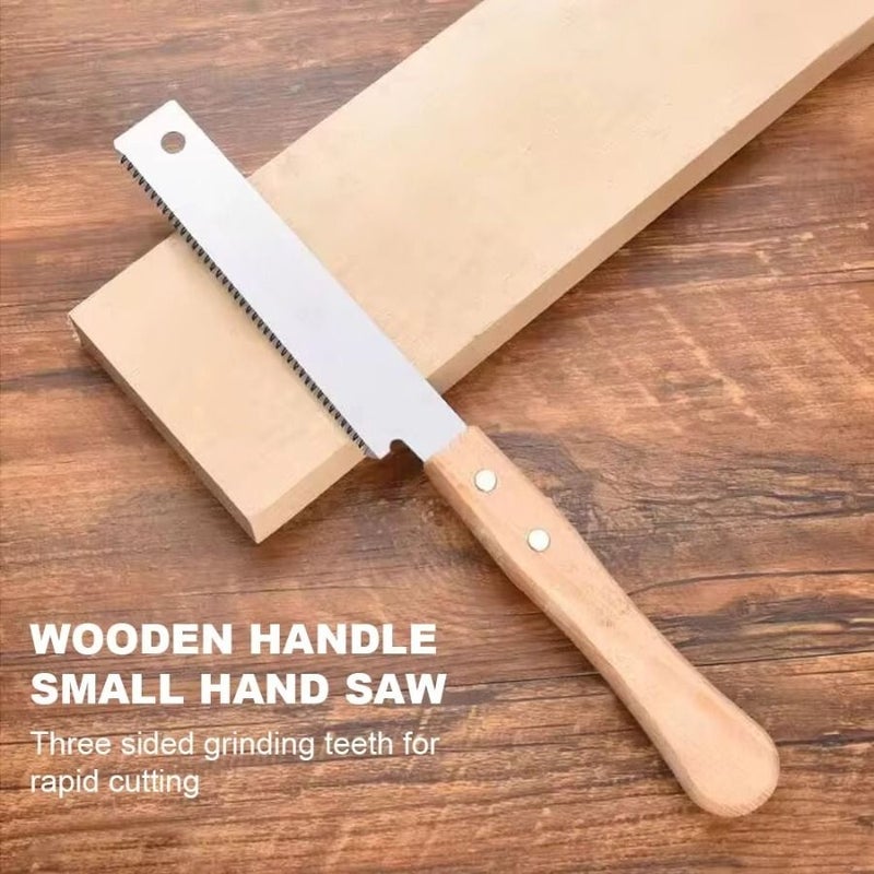 6 Inch SK5 Single Sided Saw Blade Pull Saw For Woodworking Gardening Portable Hand Saw High Quality Trimming Flexible Fine Serrated Home Improvement - Image 1