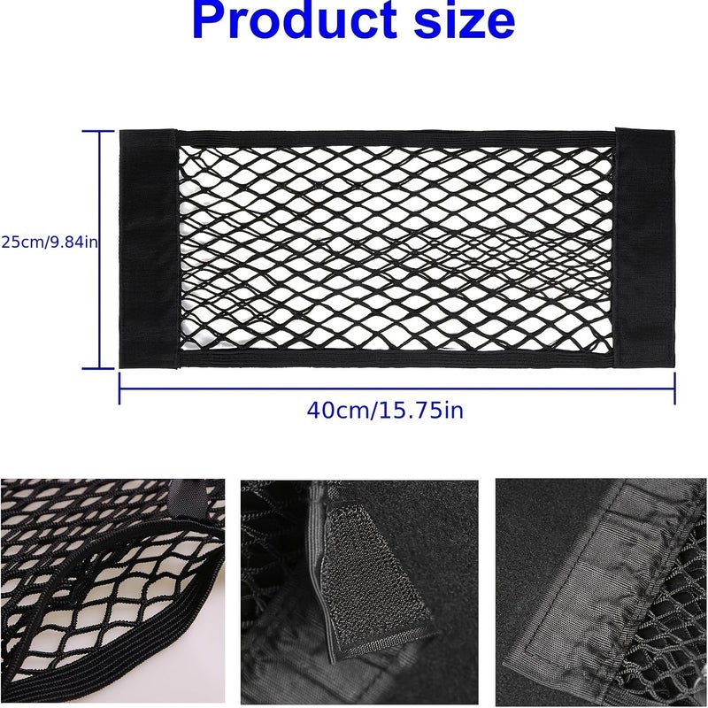 4 Pack Luggage Net Bags for Car 15.75 by 9.84 Inch Extended Size Secure Load Fixing - Image 5