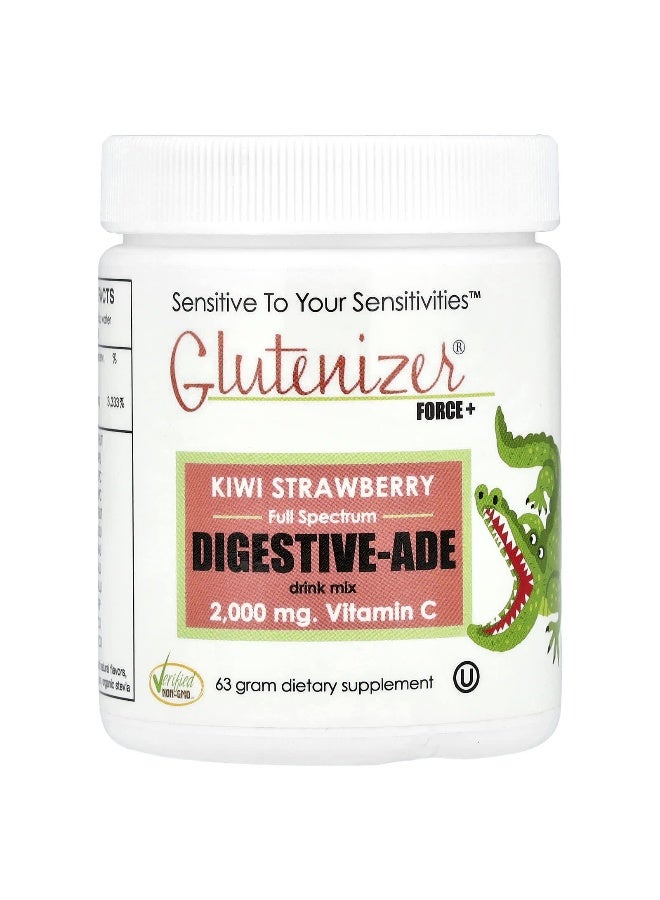 Sufficient-C Sufficient C, Glutenizer® Force+, Kiwi Strawberry, 63 g - Image 1