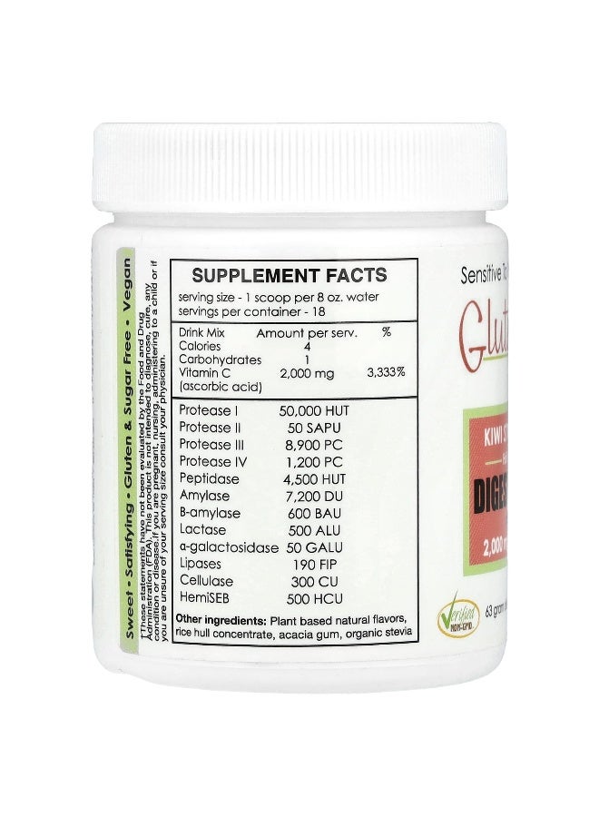 Sufficient-C Sufficient C, Glutenizer® Force+, Kiwi Strawberry, 63 g - Image 2