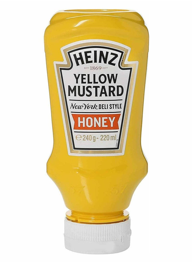 Heinz Yellow Mustard With Honey 240 G  - Image 1