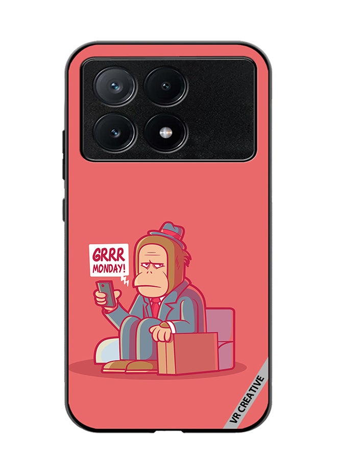VR CREATIVE Protective Case Cover For Xiaomi Poco X6 Pro Mondays Design Multicolour - Image 1