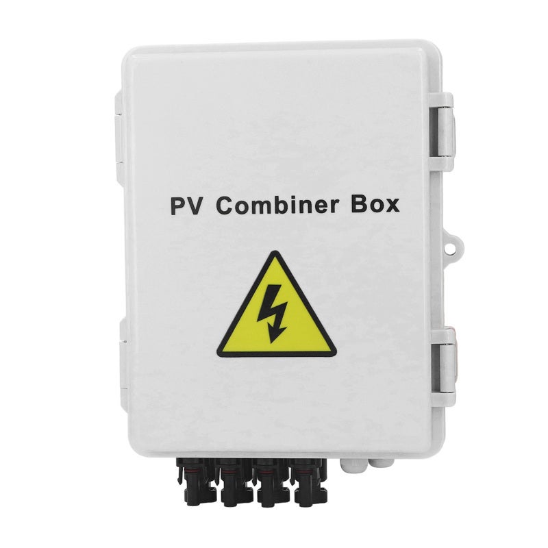 PV Combiner Box 4-String 15A IP65 Waterproof with 63A Circuit Breaker - Multi-Function Solar Array Junction Box for RV 12V 24V 36V 48VDC Outdoor Solar System - Image 5