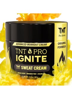 TNT برو سيريز جل العرق Tnt Workout Sweat: كريم العرق الساخن: كريم التمرين للرجال والنساء، لوشن البشرة الحراري (13.5 أونصة)  - Image 1