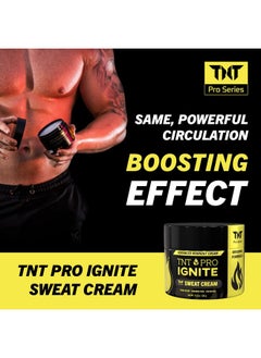 TNT برو سيريز جل العرق Tnt Workout Sweat: كريم العرق الساخن: كريم التمرين للرجال والنساء، لوشن البشرة الحراري (13.5 أونصة)  - Image 3