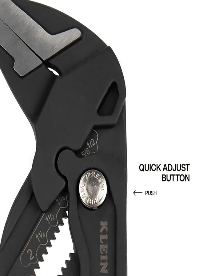 كلاين تولز مفتاح ربط كماشة مدمج D53110 من Klein Tools، مفتاح ربط كماشة متعدد الاستخدامات قابل للتعديل وعالي الرفع مع فكين ناعمين، 10 بوصات - Image 4