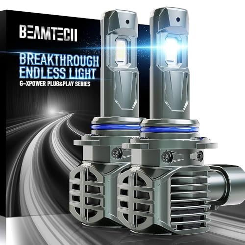 BEAMTECH 9012 Bulbs 500 Brightness 6500K White OffRoad Used Fog Light Pack of 2 - Image 1
