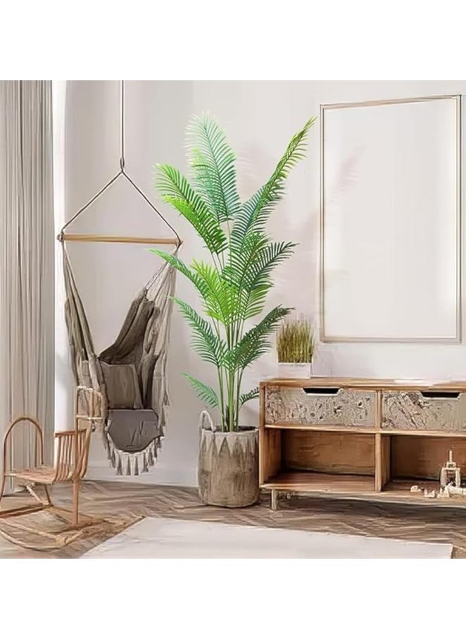 TYCOM Artificial Tree Fake Plants Fake Trees Faux Plants Indoor Realistic Plants for Office Home Room Store Decor Height 70 CM Areca Palm.  - Image 4