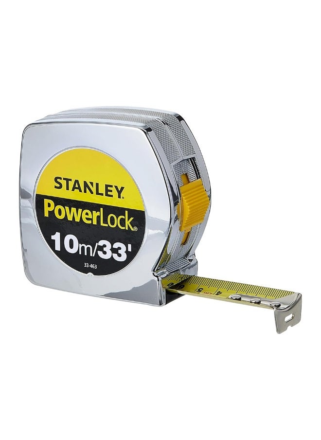 Stanley STHT33463-8 10m PowerLock Tape Measure with 25mm Blade Width  - Image 1