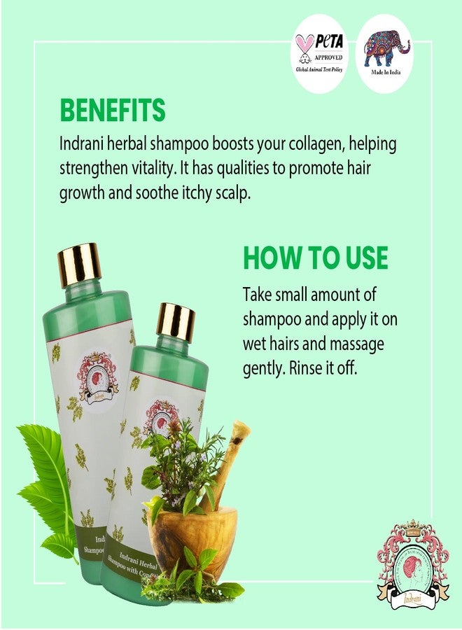 Indrani Cosmetics Indrani Herbal Shampoo 500 Ml - Image 4