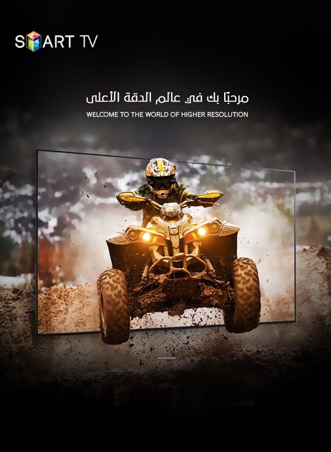 شاشة سمارت - 55 بوصة - اندرويد 14 - 4K - UHD - حامل جداري مجاني - ريموت وايرلس مجانا مجاني- WB55BUH
