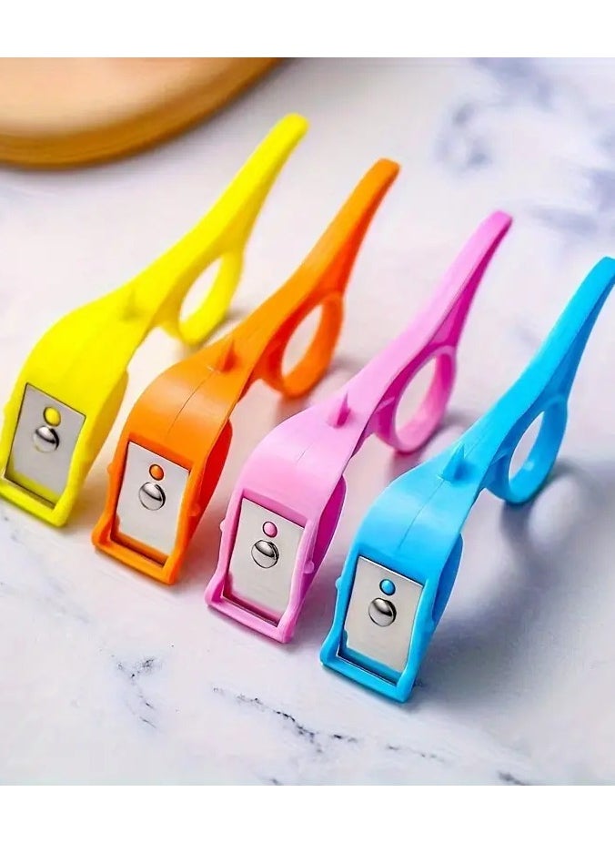 Goolsky - Fruit Peeler, Vegetable Peeler, Creative Peeler, Multifunctional Peeler, Potato Peeler, Ring Handle Orange Peeler, Kitchen Apple Peeler, Melon Peeler, Reusable Pear Peeler, Carrot Peeler, Kitchen Tools, Kitchen Supplies, Kitchen Gadgets - Image 1