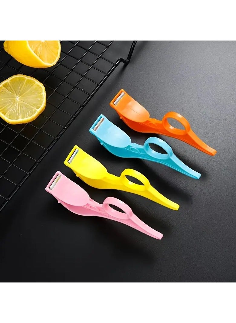 Goolsky - Fruit Peeler, Vegetable Peeler, Creative Peeler, Multifunctional Peeler, Potato Peeler, Ring Handle Orange Peeler, Kitchen Apple Peeler, Melon Peeler, Reusable Pear Peeler, Carrot Peeler, Kitchen Tools, Kitchen Supplies, Kitchen Gadgets - Image 1