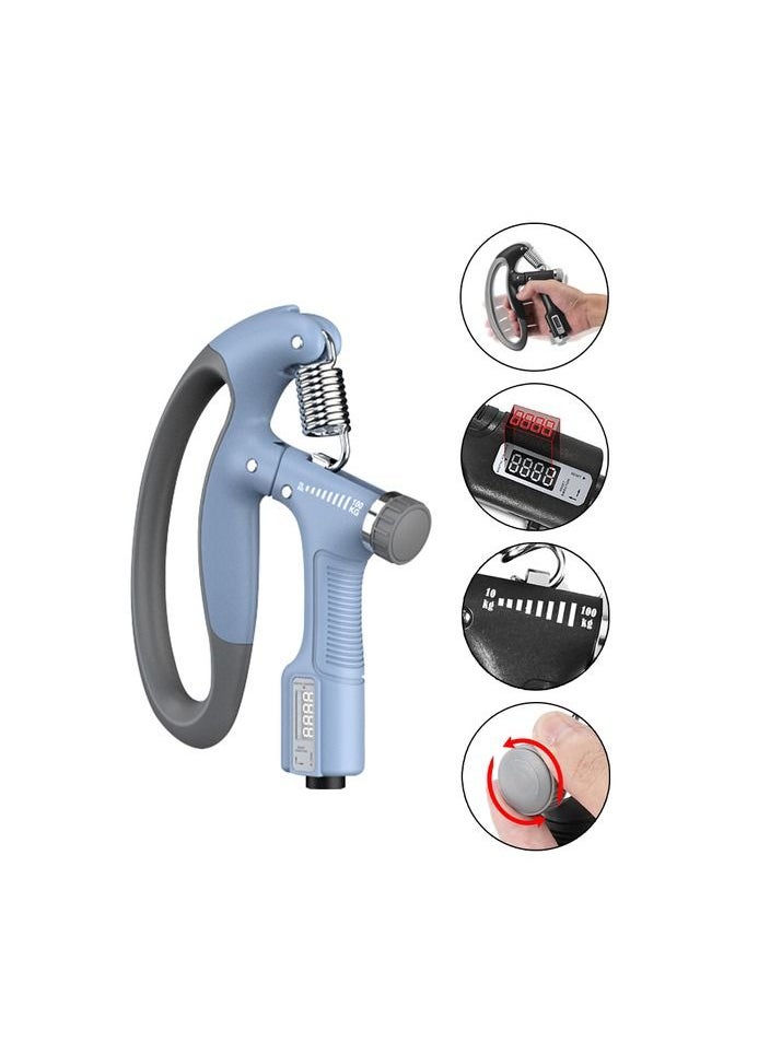 ARNOTEC Adjustable Hand Grip Strength Fitness Heavy Duty Grip Grip with Reverse Finger Exerciser Grip Strength Wrist Extender Gym Arm Muscle Training Smart Counting  - Image 1