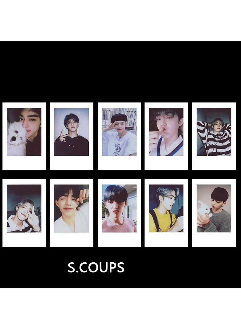 NIBEMINENT 130-Piece Seventeen Polaroid Card Photo Card Hand Tent White Frame Lomo Card - Image 4