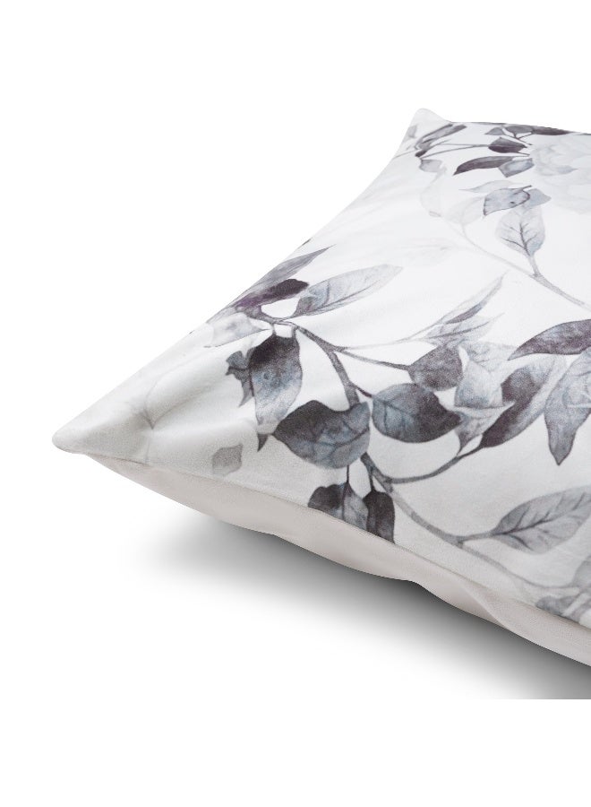 Pan Home Eslanda Velvet Printed Cushion Cover 45X45Cm - Grey - Image 5