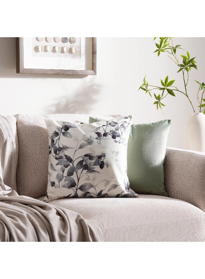 Pan Home Eslanda Velvet Printed Cushion Cover 45X45Cm - Grey - Image 3