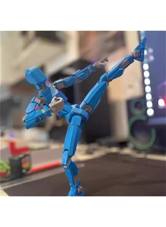 13 Action Figure, T13 Action Figure 3D Printed Multi-Jointed Movable, Lucky 13 Action Figure, 13 Action Figure Dummy 13 Action Figure, Hand Painted Figure, Desktop Decorations Game Gifts (9 Pack Set