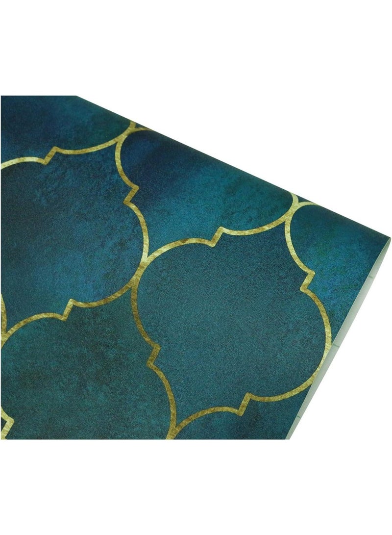 [ بفك ] 40cm * 5M ورق الحائط ، التصميم الإبداعي ، لون نمط خلفية ذاتية اللصق ، تنطبق على مجموعة متنوعة من ديكور المنزل - Image 3