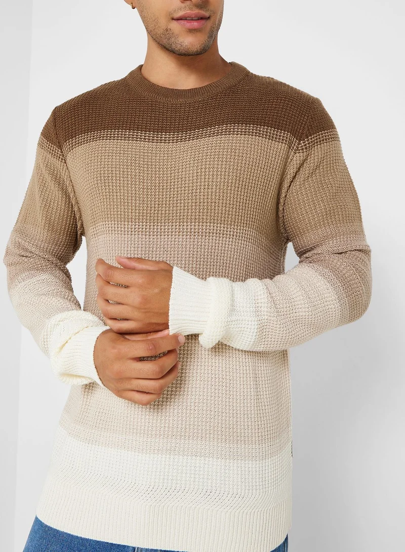 JACK & JONES Digital Camo Print Sweatshirt