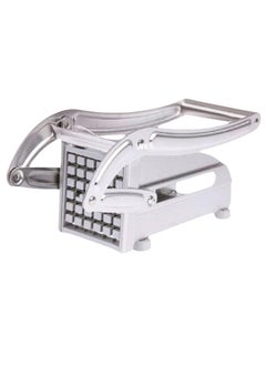 Vegetable Chopper, Stainless Steel Potato Cutter and Vegetable Slicer with Non-Slip Feet, 2 Interchangeable Slicing Blades for Salad, Tomato, Onion, and Fruit
