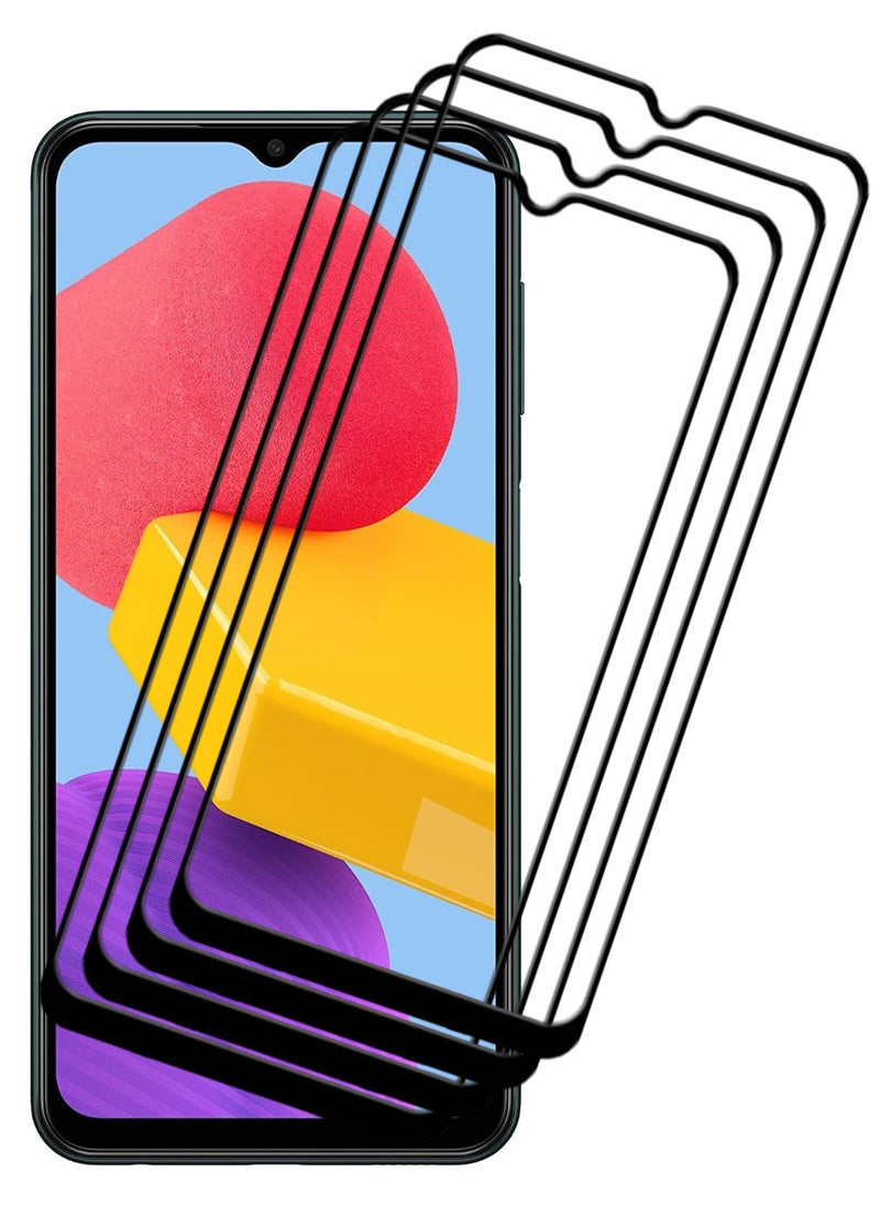 ACLIX 4 Pieces Antistatic ESD Dustproof Premium Quality High Definition Tempered Glass Screen Protector Designed For Samsung Galaxy M13 - Image 1